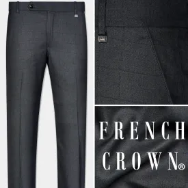 Arsenic Grey Wool Rich Pant