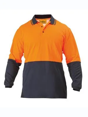 Bisley Hi Vis 2 Tone L/S Polo Shirt BK6234