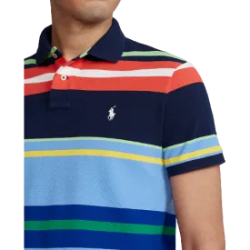 Custom Fit Mesh Polo - Stripe - Multi