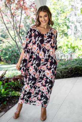 FINAL SALE Miracle Maxi Dress in Jardin